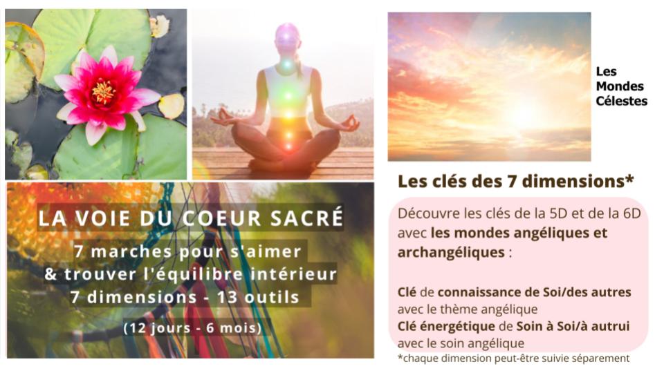 La voie du Coeur Sacré - module 5 - Les mondes angéliques et archangéliques