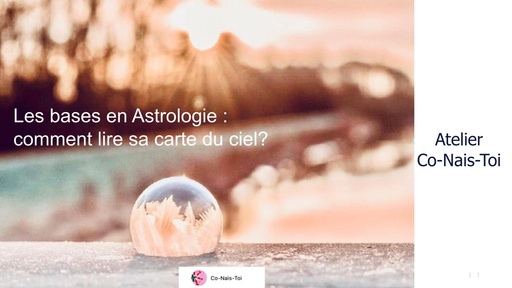 Thème astral humaniste et karmique : les bases