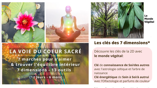 La voie du Coeur Sacré - module 2 - Monde végétal