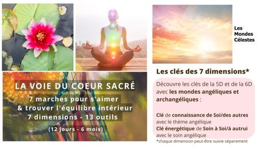 La voie du Coeur Sacré - module 5 - Les mondes angéliques et archangéliques